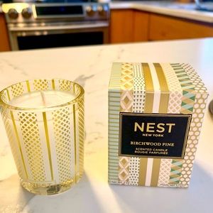 New Nest Fragrance Votive Candle Birchwood Pine